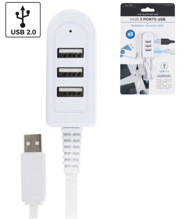 Hub 3 ports USB