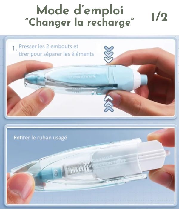 Recharges pour Correcteur rechargeable